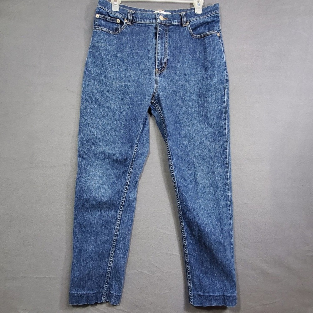 Tommy Hilfiger Womens Jeans Size 12 Cotton Blend Straight Leg
